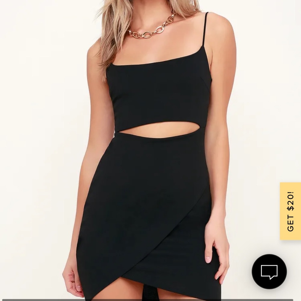 Cutout On The Town Black Cutout Bodycon Dress